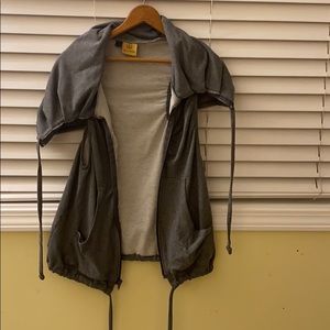 Kucoon cowl neck vest